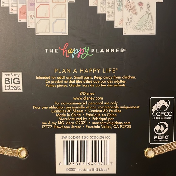 NWT Disney Princess Happy Planner Sticker Sheets! - Picture 8 of 16
